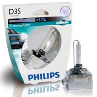 Автолампа ксеноновая PHILIPS D3S XENON X-TREMEVISION +50% 35W (2шт.)