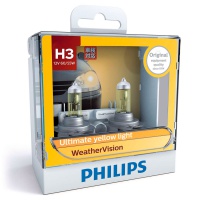 Автомобильная лампа PHILIPS WEATHER VISION H3 55W (2шт.)